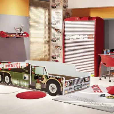 KOBI Barnsäng - Riko Med Madrass - Rocket - 160 x 80 Cm