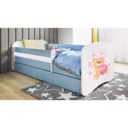 Kocot Kids Barnsäng - Babydreams Blå - Bear With Butterflies 140x70 Cm