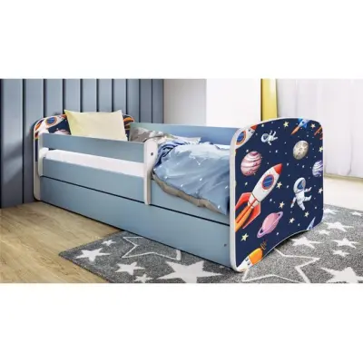 Kocot Kids Barnsäng - Babydreams Blå - Cosmos 160x80 Cm