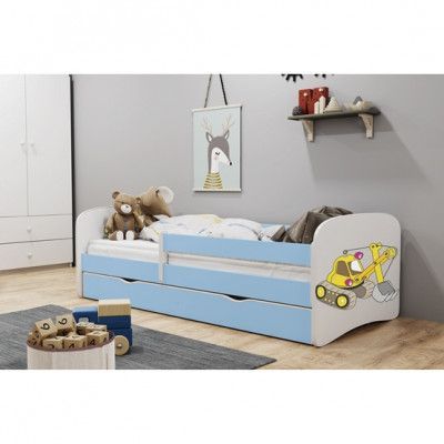 Kocot Kids Barnsäng - Babydreams Blå - Digger 160x80 Cm