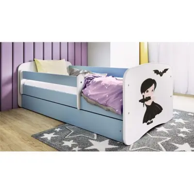 Kocot Kids Barnsäng - Babydreams Blå Med Låda - Onsdag 160x80 Cm