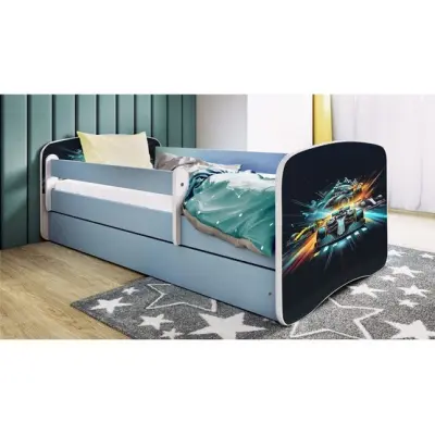 Kocot Kids Barnsäng - Babydreams Blå - Race 180x80 Cm