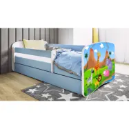 Kocot Kids Barnsäng - Babydreams Blå - Safari Med Låda 140x70 Cm