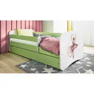 Kocot Kids Barnsäng - Babydreams Grön - Dansare 160x80 Cm
