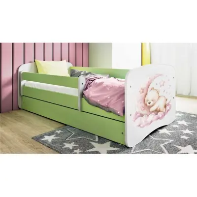 Kocot Kids Barnsäng - Babydreams Grön - Drömm 160x80 Cm