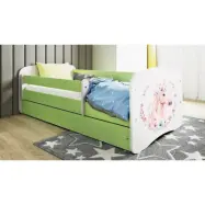 Kocot Kids Barnsäng - Babydreams Grön - Horse 140x70 Cm