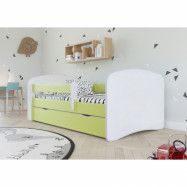 Kocot Kids Barnsäng - Babydreams Grön - Med Madrass 140x70 Cm