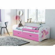 Kocot Kids Barnsäng - Babydreams Rosa - Fairy With Butterflies 180x80 Cm