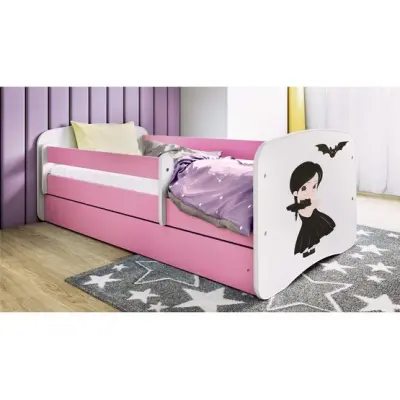 Kocot Kids Barnsäng - Babydreams Rosa Med Madrass - Onsdag 180x80 Cm