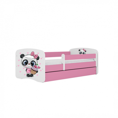 Kocot Kids Barnsäng - Babydreams Rosa - Panda 160x80 Cm