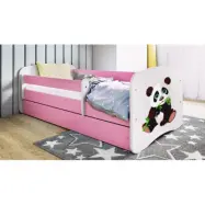 Kocot Kids Barnsäng - Babydreams Rosa - Panda 2 180x80 Cm
