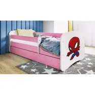 Kocot Kids Barnsäng - Babydreams Rosa - Spindelmannen 140x70 Cm