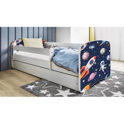 Kocot Kids Barnsäng - Babydreams Vit - Cosmos 180x80 Cm