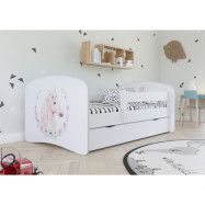 Kocot Kids Barnsäng - Babydreams Vit - Horse 180x80 Cm