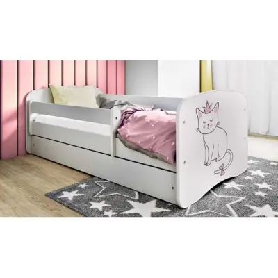 Kocot Kids Barnsäng - Babydreams Vit - Katt 160x80 Cm