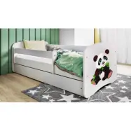 Kocot Kids Barnsäng - Babydreams Vit - Panda 2 140x70 Cm