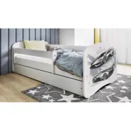 Kocot Kids Barnsäng - Babydreams Vit - Sportbil 140x70 Cm