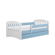 Kocot Kids Barnsäng - Classic 1 Blå - Med Madrass 160x80 Cm