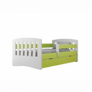 Kocot Kids Barnsäng - Classic 1 Grön - 140x80 Cm