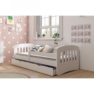 Kocot Kids Barnsäng - Classic 1 Vit - 180x80 Cm