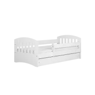Kocot Kids Barnsäng - Classic 1 Vit - Med Låda 160x80 Cm