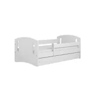 Kocot Kids Barnsäng - Classic 2 Vit - Med Madrass 160x80 Cm