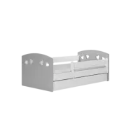 Kocot Kids Barnsäng - Julia Mix Grå - Med Låda 140x80 Cm