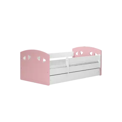 Kocot Kids Barnsäng - Julia Mix Pale Rosa - Med Madrass 140x80 Cm