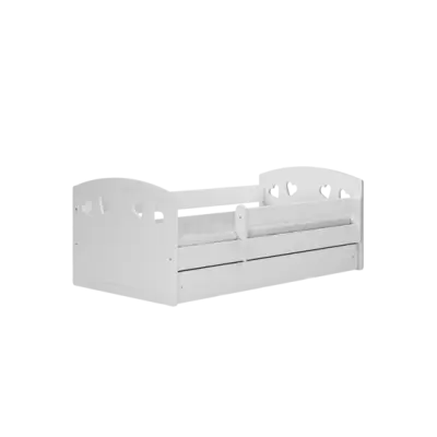 Kocot Kids Barnsäng - Julia Vit - Med Madrass 160x80 Cm