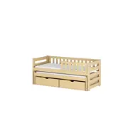 Lano Meble BOLKO - Enkelsäng Med Extrasäng Och Lådor - 80x200 Cm - Furu