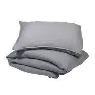 Najell bäddset i muslin, mercury grey