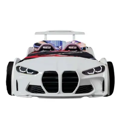 SuperCar Barnsäng - Bilsäng - GTX Vit