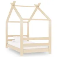 VidaXl Barnsäng Massiv Furu 70X140 Cm