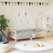 VidaXl Sängram Barnsäng 80X160 Cm Massiv Furu