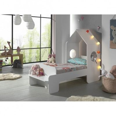 Vipack Barnsäng Casami Sommarhus 70 x 140 (Vit)