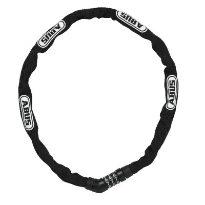 Abus kättinglås 4804 combo längd 75 cm, svart