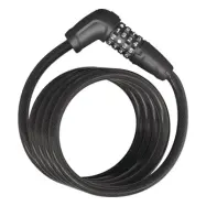 Abus spirallås 5510C/180/10 Combo, svart