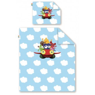 Bäddset för barnvagn/vagga Babblarna vi flyger