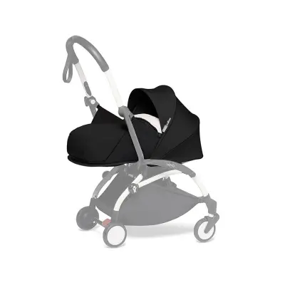 Babyzen Yoyo färgklädsel med liggbas 0+, black