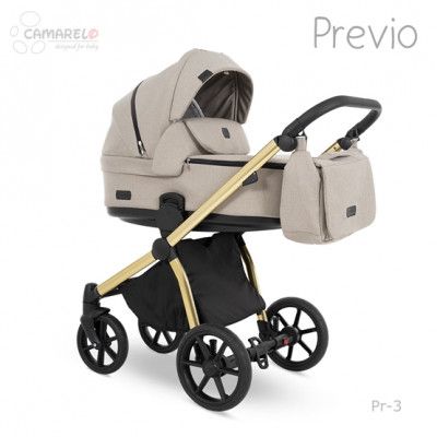 Barnvagn - Carerra Previo Barnvagn - Beige/Gold