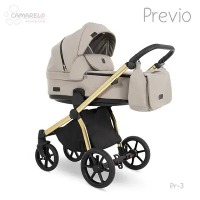 Barnvagn - Carerra Previo Barnvagn - Beige/Gold