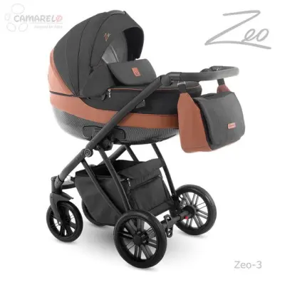 Barnvagn - Zeo Duo Barnvagn - Black/Brown