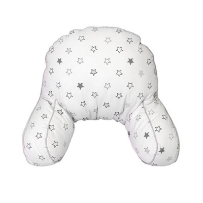 Basson Baby barnvagnskudde, grå stjärna