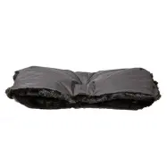 Bozz handmuff, svart melange fleece