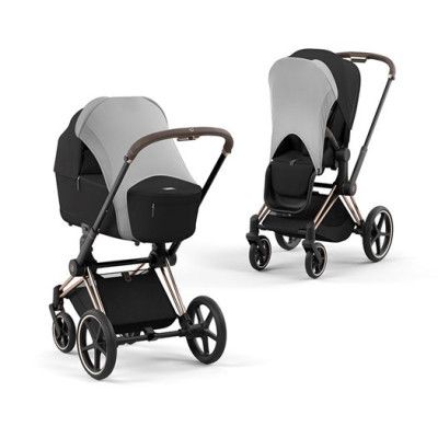 Cybex Platinum solskydd för barnvagn, light grey