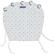 Dooky barnvagnsgardin, grey crowns