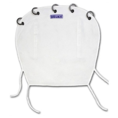 Dooky barnvagnsgardin, vit