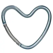 Dooky barnvagnskrok hjärta, blå