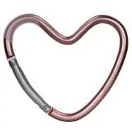 Dooky barnvagnskrok hjärta, rosa