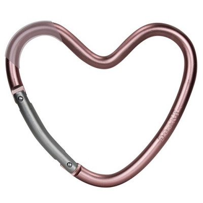 Dooky barnvagnskrok hjärta, rosa
